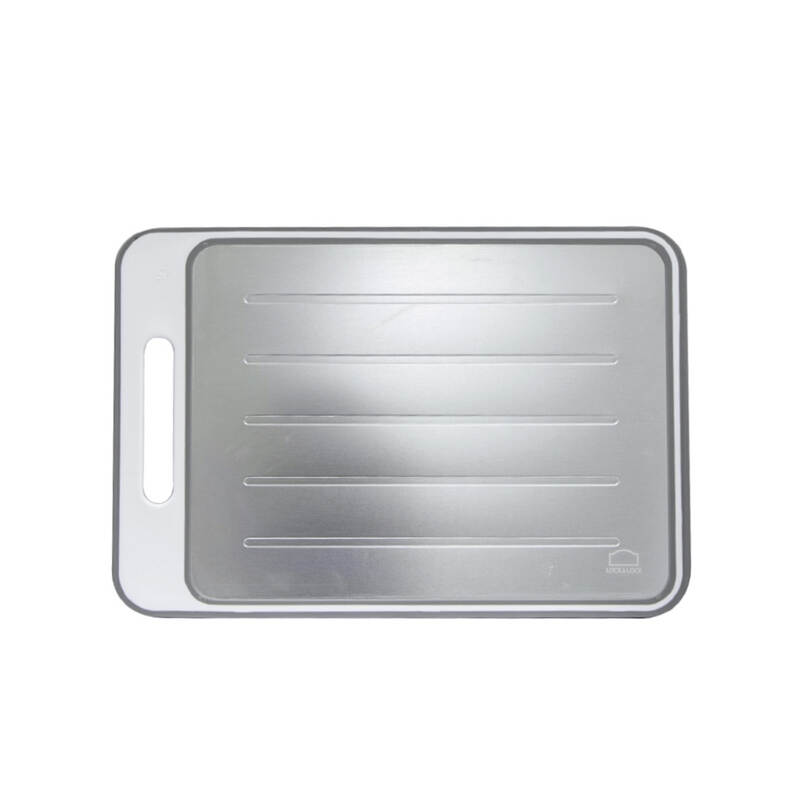 Thớt Hai Mặt Nhôm Và Nhựa LocknLock, 377x257x10mm - Màu Trắng - CSC411, , large image number null